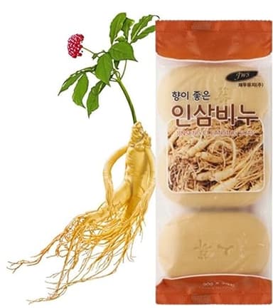 PALPLUS 3Pcs-Korea Pure Organic Ginseng Extract Face Cleaner and Body Soap Bar