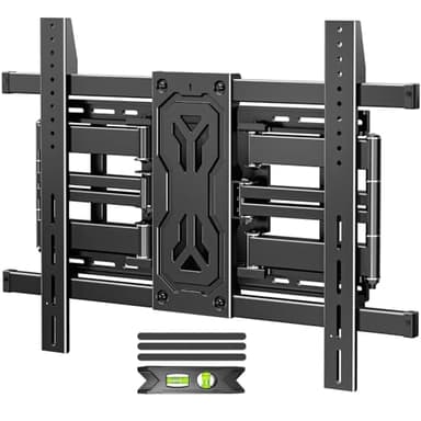 MOUNTUP Heavy Duty Full Motion TV Wall Mount for 50-110 inch Large TVs, Holds 250 lbs, 1.65" Slim TV Bracket with Extension, Swivel & Tilt, Preassembled, Max VESA 800x600mm, Fits 12-24" Studs, MU0096