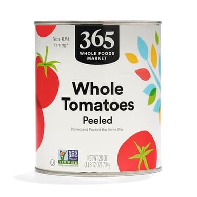 365 by Whole Foods Market, Whole Tomatoes Peeled, 28 Ounce