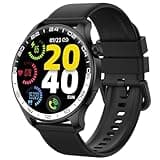Smart Watch, 40mm AMOLED Touchscreen Smartwatch for Men Women (Answer/Make Call), Fitness Tracker with 110+ Sport Modes, IP68 Waterproof/Spo2/Pedometer/Sleep Monitor, Activity Tracker for Android iOS