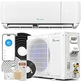 YITAHOME 12000 BTU Mini Split Air Conditioner Heat Pump System, Wifi Enabled 20 SEER2 115V Ductless AC Cool Up to 750 Sq. Ft, Compatible with Alexa, Complete Installation Kit, White