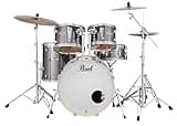 Pearl EXX725S/C 5-Piece Export New Fusion Drum Set with Hardware - Smokey Chrome