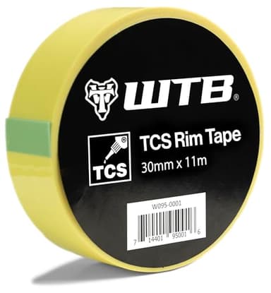 WTB Tubeless Bicycle Rim Tape (30mm x 11m) Easy Tubeless Setup & Airtight Seal, Compatible with All Tubeless Rims