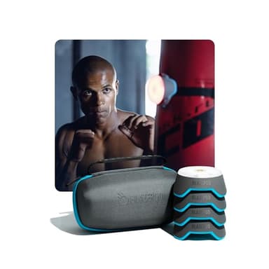 BlazePod Reaction Training Platform for Boxing & All Combat Sports. Attack, Defend and Navigate The Ring, Mat and Octagon Better Than Ever to Win Every Fight (4 Pods)