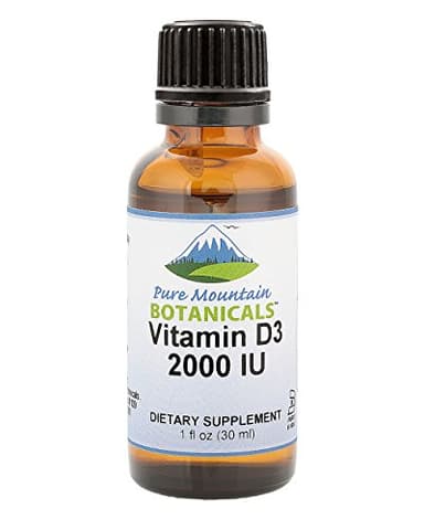Liquid Vitamin D Drops - Unflavored Kosher D3 Liquid Drops in MCT Oil - 2000iu per Serving - 1oz Bottle