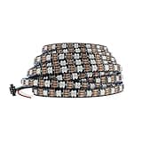 16.4FT WS2812B 5V LED Strip Lights 300 Individual Addressable RGB IC 5050SMD LEDs - Flexible Black PCB IP30 - 60LEDs/m MagicRGB Dream Color for DIY Chasing Color Project (No Power Supply & Controller)