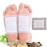Foot Pads 100 Pieces Foot Patches Deep Cleansing Foot Pads Bamboo Vinegar Foot Pads Ginger Foot Pads