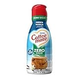 Nestle Coffee mate Zero Sugar French Vanilla Creamer – Triple Churned Liquid for Warm, Rich Flavore– Lactose & Gluten Free, Non Dairy Creamer for Up to 60 Cups (32 oz)