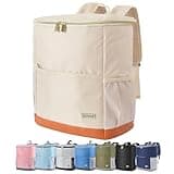 Insulated Cooler Backpack Outdoor - Leak Proof Backpack Cooler 30 Cans, Waterproof Lightweight Cooler Bag for 12h Hot/Cold Retention - Portable Soft Cooler for Travel, Camping, Beach, Lunch