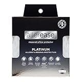Allerease Platinum Zippered Allergy Defense Particles Proof Machine Washable Pillow Protector- Standard/Queen Size