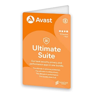Avast Ultimate Suite Multi-Device (PC, Mac, Android & iOS) (10 Devices | 1 Year) (Premium Total Security Suite) (Email Delivery in 24 hours- No CD)