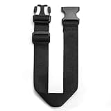 Belt Bag Fanny Pack Extender Adjustable Elastic Strap, Belt Extender for Waist Bum Bag Compatible with Everywhere Belt Bag Black