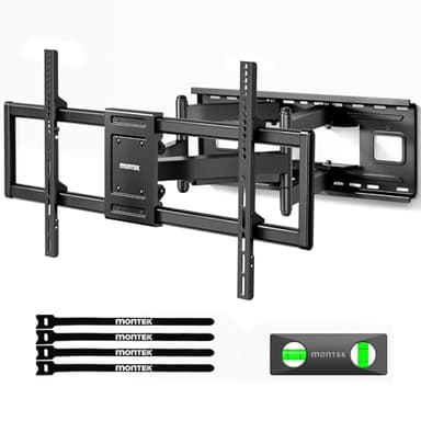 monTEK Heavy Duty Full Motion TV Wall Mount for 43-98 Inch Large TVs Hold up to 265 lbs, Extra Long 27.7" Extension Articulating Arm Bracket, Fits 16" 18" 24" Wood Studs, Max VESA 800x400mm