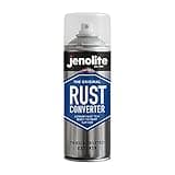 JENOLITE Rust Converter Spray for Metal - Fast Acting Rust Reformer, Inhibitor, and Primer in One - Reforms Rust into Ready to Paint Surface - 400ml (13.52 fl oz)