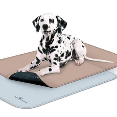 Paw Inspired Washable Crate Liners for Dogs (2 Pack), Leakproof, Non-Slip Pee Pads for 42-Inch Kennels, Reusable Puppy Pads for Potty Training, Whelping, Waterproof Mat (41x28 Inch, Pack of 2)