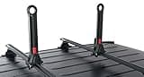 Rhino-Rack Nautic Kayak Roof Rack, Stack Up to 4 Kayaks Side by Side, Folds Down for Storage, Includes 4 Rapid Tie Down Straps, Aluminum & Glass Reinforced Nylon for Maximum Durability (S520)