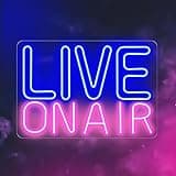 Live On Air Neon Signs for Wall Decor 17"×12" Arts Theme LED Light Sign with Dimmable USB Powered,Home Wall Décor Sign for Streamer, Gamer, Beer Bar,Music Studio,Bedroom,Party,Club Gift for Girls Boys