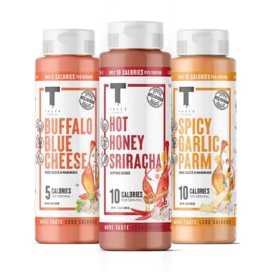 Taste Flavor Co. Grilling, Dipping Sauce and Marinade, Great Tasting, Low-Calorie Sauces, Keto Friendly, No Oils (3 Pack, Variety)