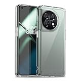 Liisooka Case for OnePlus 11 5G, Military Grade Drop Protection Phone Case, Yellowing Resistant, Anti-Scratch Hard PC Back, Shockproof Hard Ultra-Thin Protective Cover, Clear