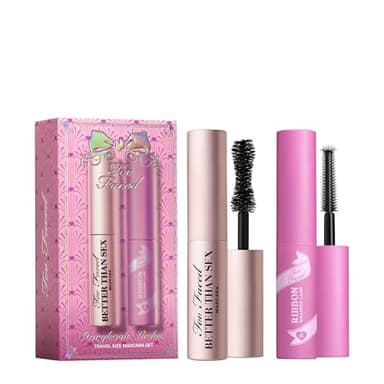 Too Faced Storybook Lashes Travel Size Mascara Set | Better Than Sex + Ribbon Wrapped Lash Tubing Mini Mascara Gift Set