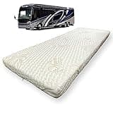 Foamma 6" x 48" x 80" Mattress for RV with Water Resistant Organic Cotton Cover, Firm High Density Foam, USA Made, CertiPUR-US Certified Foam