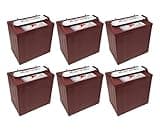 Trojan T-875 8V 170Ah Flooded Lead Acid GC2 Deep Cycle Battery x6
