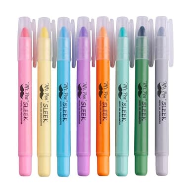 Mr. Pen- No Bleed Gel Highlighters, Assorted Colors, 8 Pack, Bible Highlighters and Pens No Bleed, Bible Markers for Study, Journaling, School Supplies and Accessories