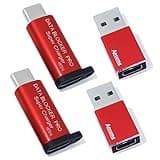 Generic Data Blocker, USB A to C & USB C to C (4-Pack), Protect Against Juice Jacking, 100% Guaranteed Prevent Hacker Attack, Support Safe Fast Charging up to 20V/4A
