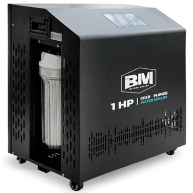 1 HP Cold Plunge Chiller for Ice Bath Tub, Hot & Cold Mode Machine with Ozone, Dual Filtration, Smart WiFi Control, Built-in Water Pump, Fast Cooling for Recovery