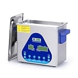 DK SONIC Ultrasonic Cleaner,3L Professional Sonic Cleaner with Cleaning Basket.Digital Control Ultrasonic Parts Cleaner for Cleaning Carburetor Parts,Eyeglasses,Watchband,Coins.(110V,0.79Gal)