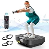 TDH Vibration Plate Exercise Machine, Upgraded Power Plate Vibration Platform for Weight Loss,Vibration Plate for Lymphatic Drainage Home Gym Fitness Traning& Fat Burn