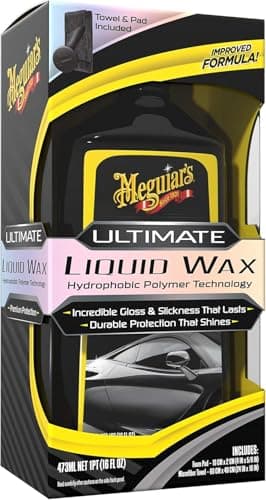 Meguiar's G210516EU Ultimate Liquid Wax 473ml, Incredible Gloss & Slickness That Lasts