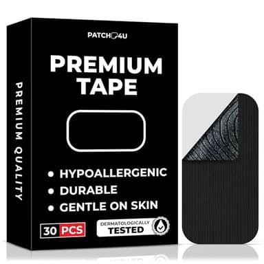 PATCH4U Premium Tape (30 Pack) - Pain Free Removal, Hypoallergenic, Latex Free & Gentle On Skin - Packaging May Vary - Skin Friendly Adhesive Cotton Tape