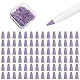 100 Pack Tips Cover for Apple Pencil 2nd Generation and 1st Gen and Apple Pencil Pro/USB-C Silicone Nibs Caps Writing Protection Accessories,Writing Anti-Slip Protective Case for Apple iPad Pencil