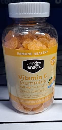 berkley jensen Vitamin C Orange Gummy, Orange Flavor 250 mg 200 ct
