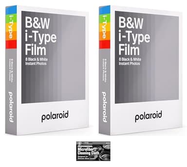 Polaroid Black & White Instant Film for Polaroid I-Type Now, Lab, OneStep2 Camera - 2-Pack