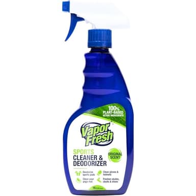 Vapor Fresh Sports Cleaner and Deodorizer - For Boxing Gloves, Sports Pads, Helmets, Gym Bags, Gym Equipment and More - Naturally Powered By Plants, 16 Fl Oz (1-Pack)