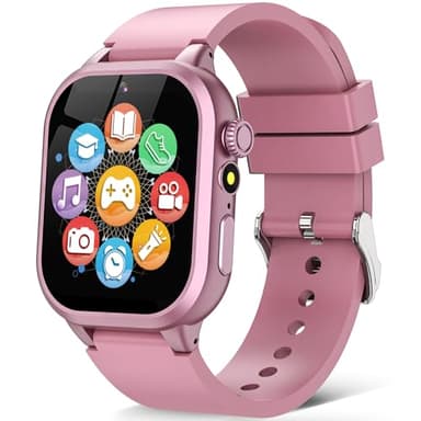 OVV Kids Game Smart Watch 1.54" HD Touch Screen, 30+ Educational Games, Camera, Pedometer, Alarm, MP3 Player, Auidobook, Learn Card,Time Tools, Parental Control, Wrist Watches for Boys Girls Age 4-12