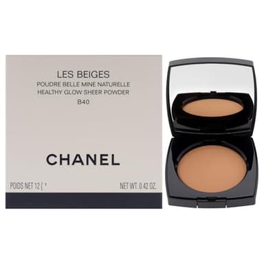 Les Beiges Healthy Glow Sheer Powder - B40 Intense medium With Neutral Undertone by Chanel for Women - 0.42 oz Powder