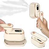 1000w Mini Steamer Travel Iron: small Handheld Portable clothes Steamers Compact Travel Size Clothing Steamer mini Steam Iron Hand held Plancha a de vapor para ropa portatil Travel Dorm Essentials