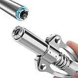 MYPROKIT Double Handles Grease Gun Coupler Tip 6 Thickened Jaws, 12000 PSI High Pressure Quick Release Fittings Compatible with All Grease Guns 1/8" NPT (12000 PSI Double Handle Grease Gun Coupler)