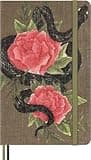 Moleskine Limited Edition Year of the Snake 2025 Notebook, Hard Cover, Large (5" x 8.25"), Ruled, Roses, 176 pages