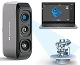 3DMakerpro Moose Lite Handheld 3D Scanner for 3D Printing, AI Visual Tracking & NIR Light Anti-Shake Lenses with 0.1mm Resolution 0.05mm High Accuracy 10 PFS Scan, Compatible with Windows/MacOS