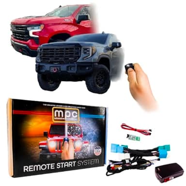 MPC Remote Start Kit for Chevy Silverado/GMC Sierra 1500/2500/3500 2015-2023 || Plug and Play || Lock 3X to Start || Key to Start Only || USA Tech Support