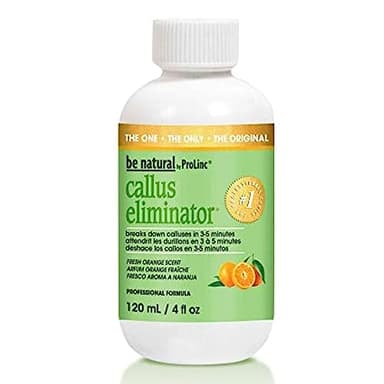 ProLinc Be Natural Callus Eliminator Orange, Professional Callus Remover with Refreshing Orange Scent, Instantly Softens Hard Skin, 4 fl oz, 1-Pack