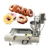 Kolice Commercial Automatic Heavy Duty Doughnut Frying Machine, Donuts Machine with 3 Different Molds to Make Ball/Flower/Ring Shape Donuts for Bakeries, Dessert Shops