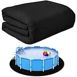 VICAMB 15ft Heavy Duty Round Pool Liner Pad for Above Ground Pool,Pool Ground Mat Under Pool Pad,Pool Bottom Liner Protector to Prevent Puncture and Extend Liner Life