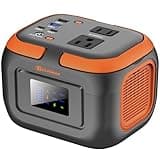 Portable Power Station 120W, 110V Power Bank with AC Outlet, Portable Generator 97.6Wh External Lithium Battery Pack with USB C Input for Camping Home Use Van Life Adventure
