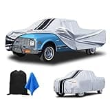 [2025 Upgrade] Heavy Duty Truck Cover Waterproof All Weather. Full Outdoor Pickup Truck Covers for Most Regular Cab Short Box Ford F100 Chevy C10 S10 Ram 150 250. (Length Up to 210 inch) M