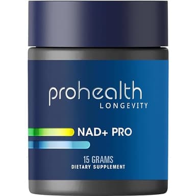 ProHealth NAD+ Pro (15 Grams) - NAD+ Boosting Formula - Pure Nicotinamide Adenine Dinucleotide Bioavailable Powder Longevity